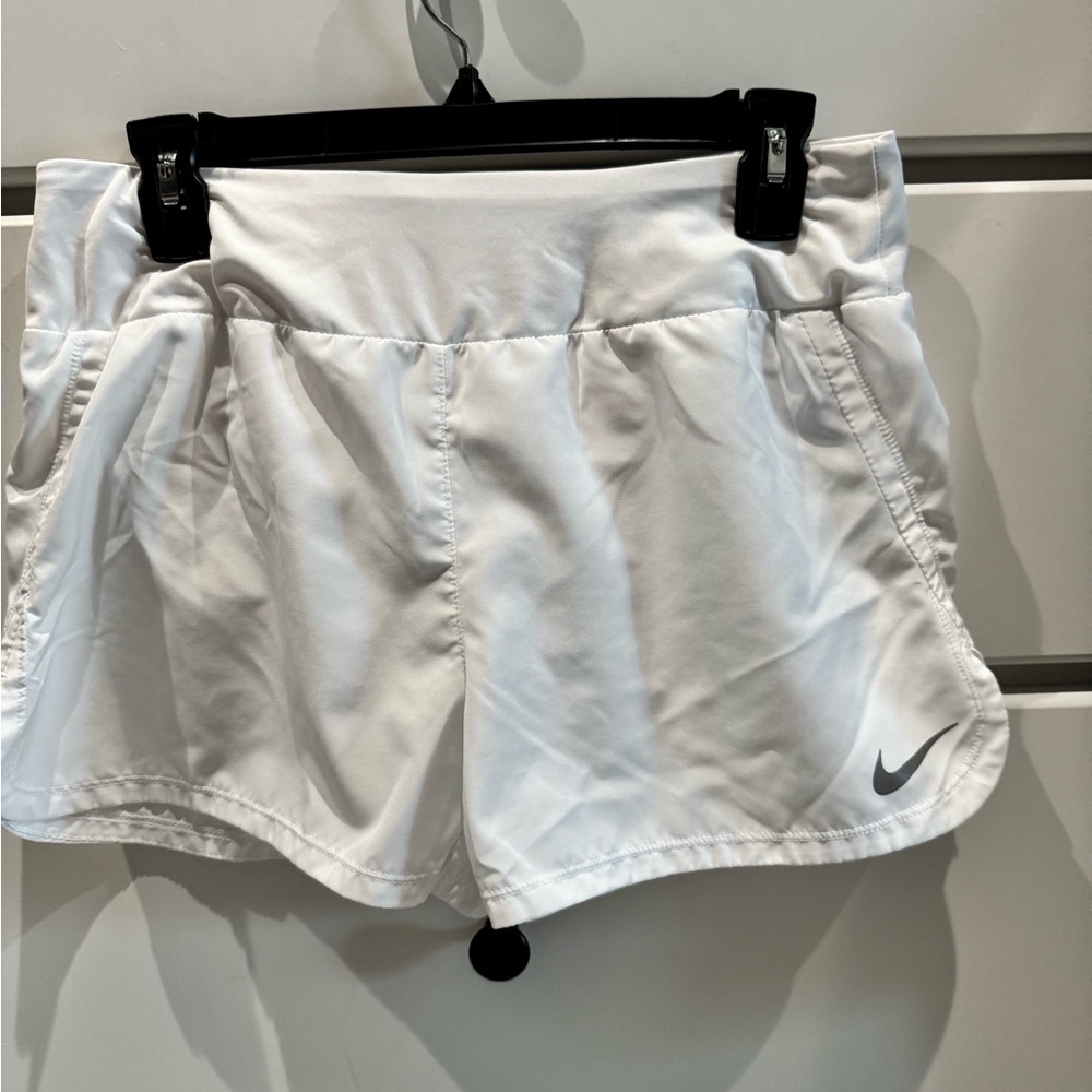 Nike Women's White Athletic Shorts